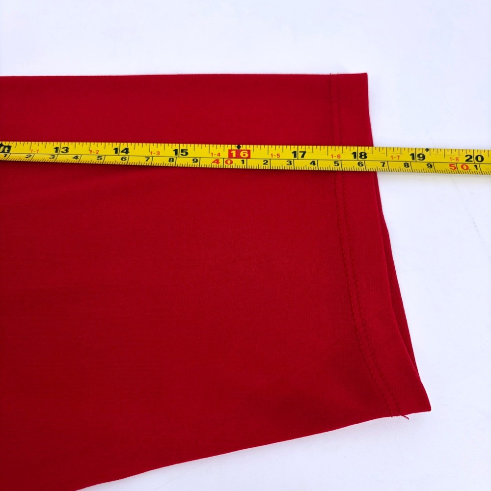 Lane Bryant Womens Red Surplice V-Neck 3/4 Sleeve Faux Wrap Top Size 18/20 - Picture 9 of 9
